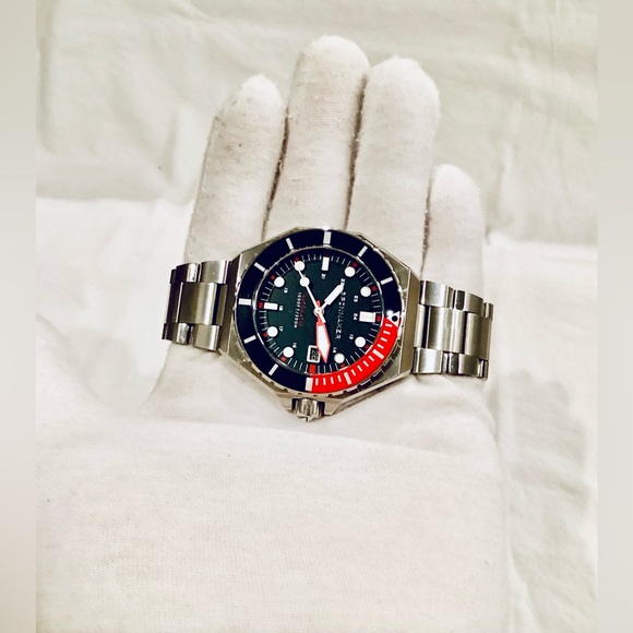 Spinnaker Dumas Automatic Soda Blue Watch SP-5081-JJ 44mm Dive Watch - Picture 13 of 16